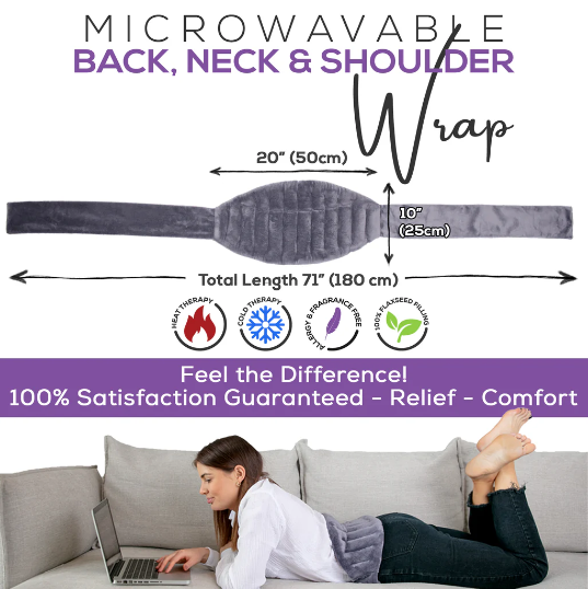 Flaxseed Microwave Heating/Cooling Pad