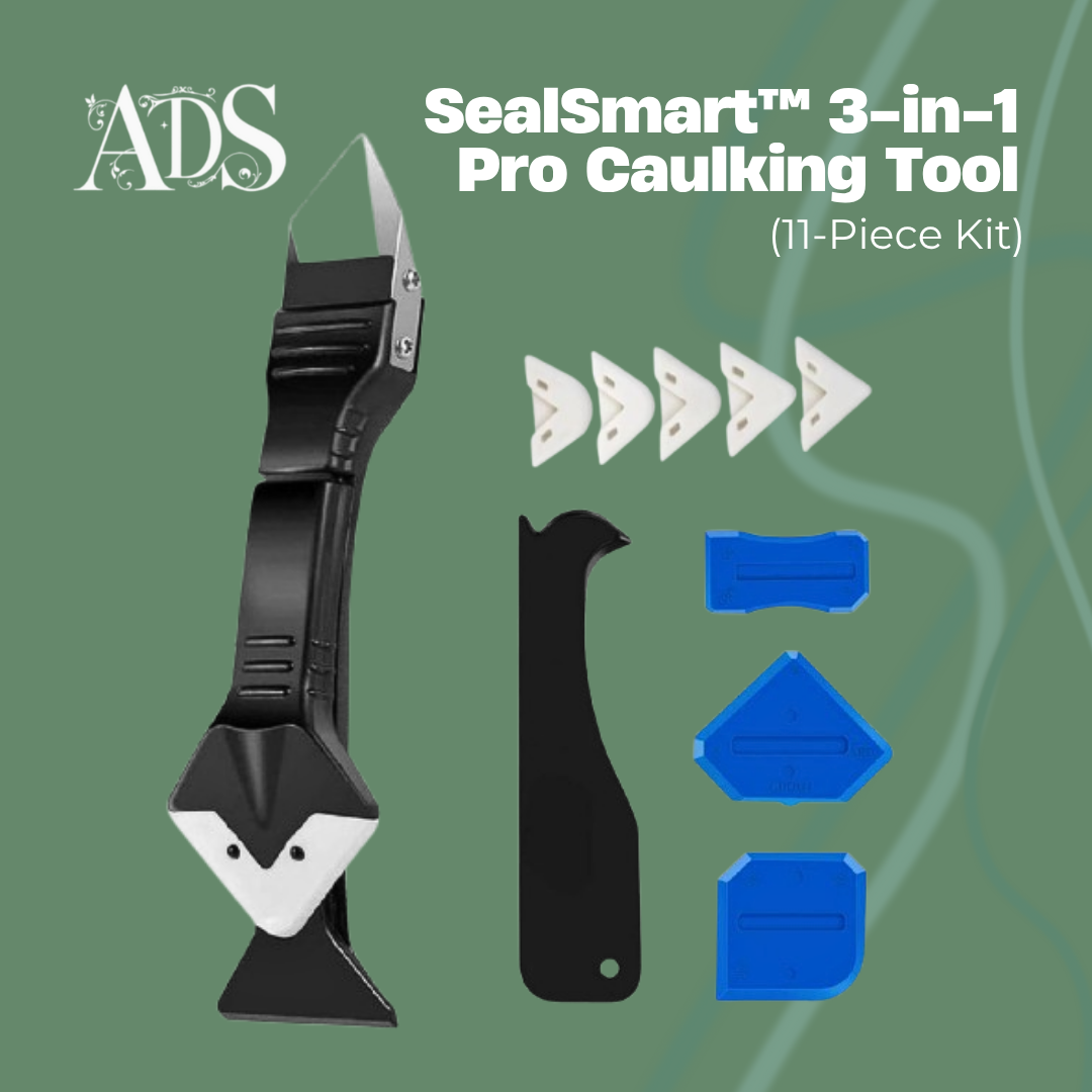 SealSmart™ 3-in-1 Pro Caulking Tool (11-Piece Kit)
