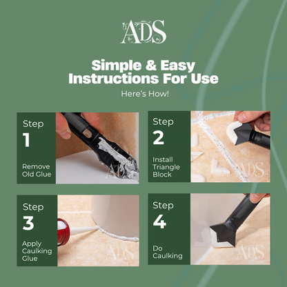 SealSmart™ 3-in-1 Pro Caulking Tool (11-Piece Kit)