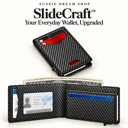 SlideCraft™ | Pop-Up RFID Wallet